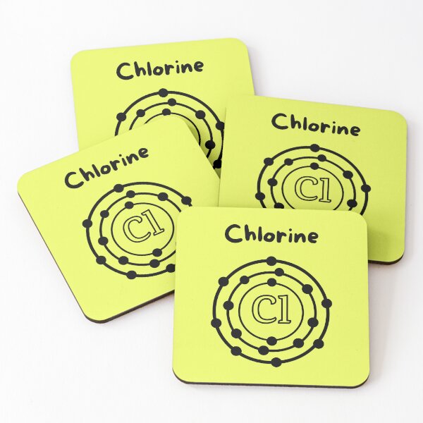 Item preview, Chlorine Atomic Number 17 Periodic Table Chlorine Electronic Configuration Chemistry designed and sold by Surabhi Jain.