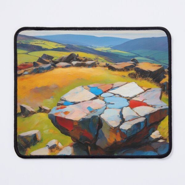 Item preview, Stanage Red and Blue designed and sold by Ford House Gallery.