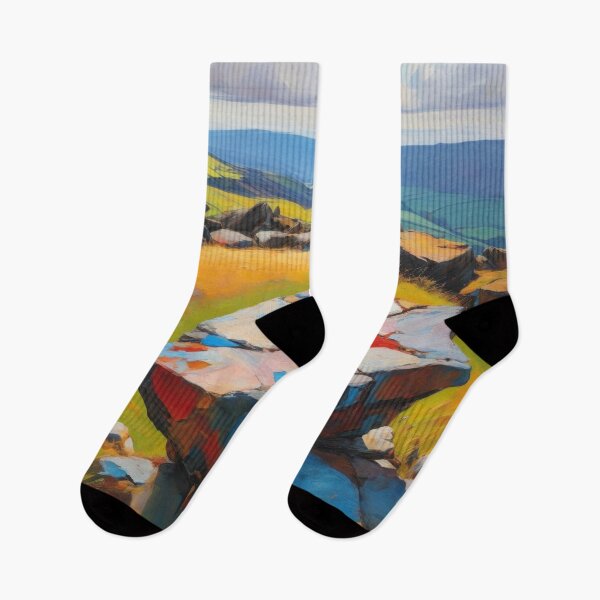 Item preview, Stanage Red and Blue designed and sold by Ford House Gallery.
