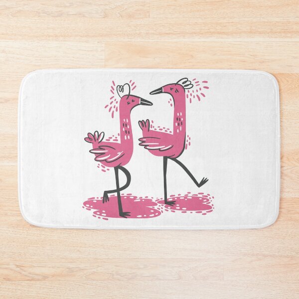 Item preview, Two pink Flamingoes designed and sold by jasmineberry.