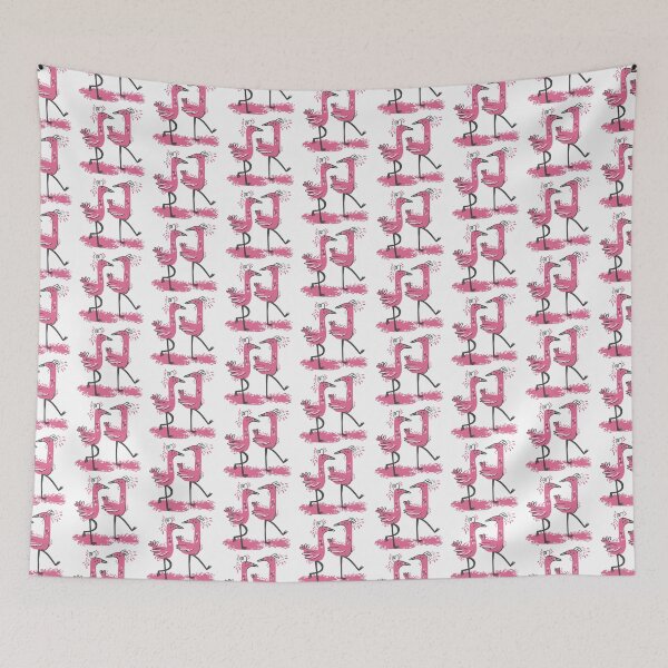 Item preview, Two pink Flamingoes designed and sold by jasmineberry.