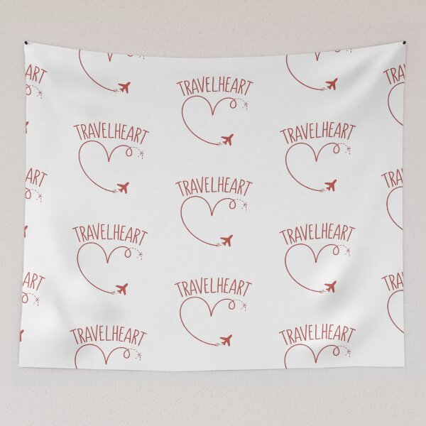 Artikelvorschau, Travelheart - tolles Design als Geschenk für Reiseliebhaber entworfen und verkauft von Fanaticos.