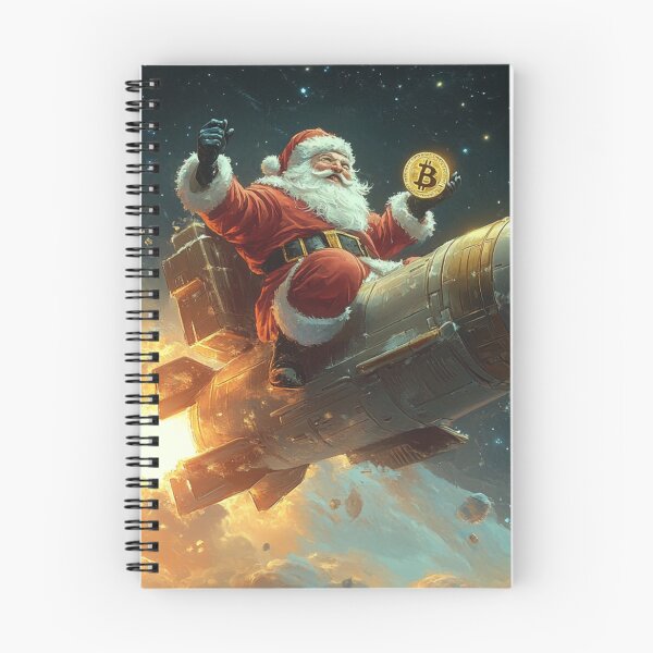 Item preview, Ho Ho HODL: Santa Rides the Crypto Wave! designed and sold by Cris888.