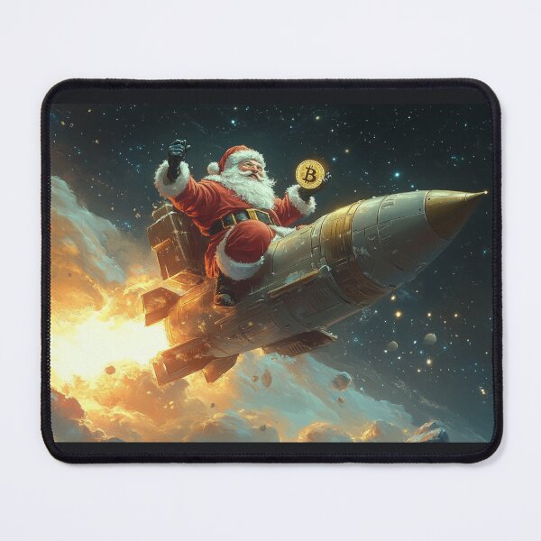 Item preview, Ho Ho HODL: Santa Rides the Crypto Wave! designed and sold by Cris888.