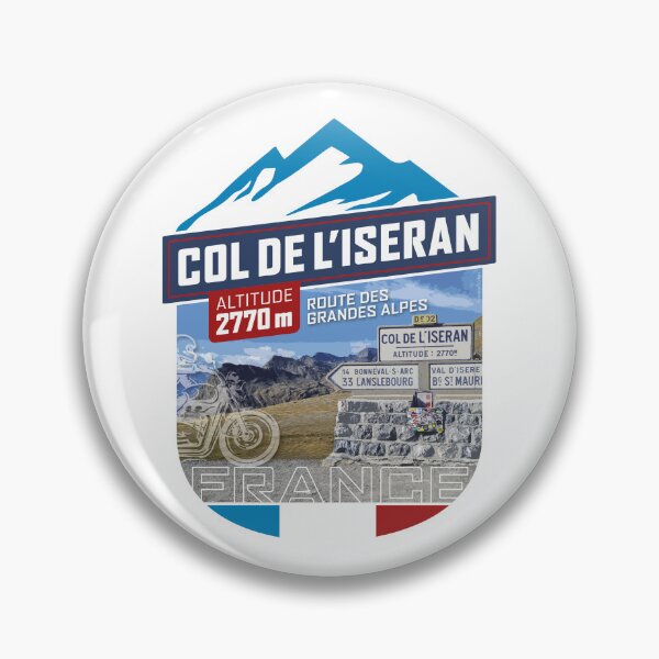 Item preview, Col de l'Iseran | Sticker designed and sold by Moppedhotel.
