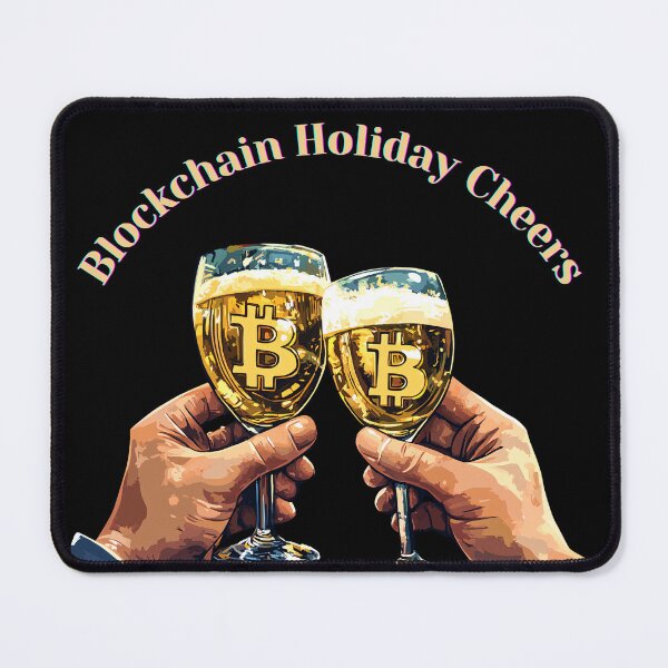 Item preview,  Christmas Bitcoin Blockchain Holiday Cheers designed and sold by BitCryX.