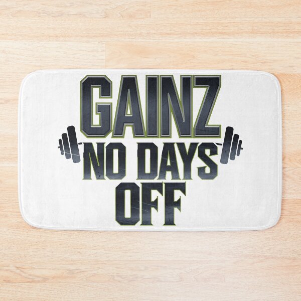 Item preview, GAINZ, NO DAYS OFF GYM THEME designed and sold by BugiDesignArt.