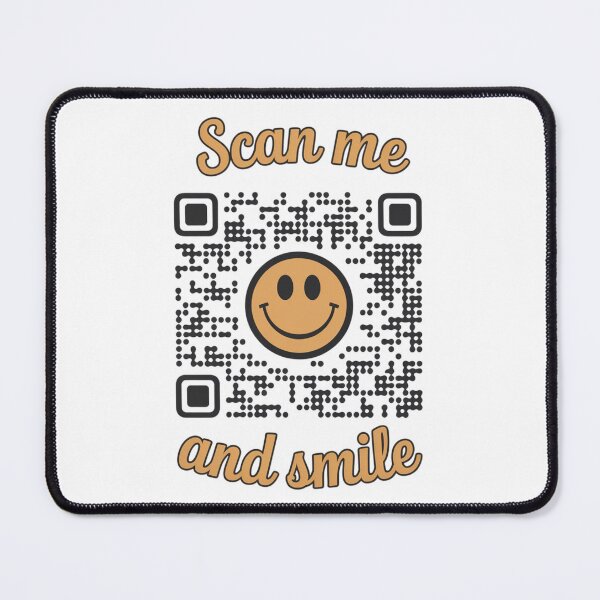 Item preview, QR Scan Me And Smile designed and sold by Piotr Rosiak.