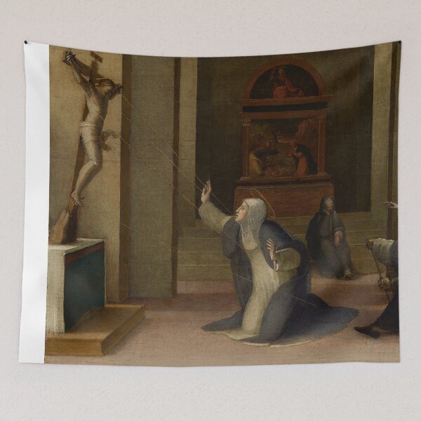 Item preview, Saint Catherine of Siena Receiving the Stigmata - Domenico Beccafumi  designed and sold by RetroVoyages.