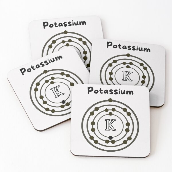 Item preview, Potassium Atomic Number 19 Periodic Table Potassium Electronic Configuration Chemistry designed and sold by Surabhi Jain.