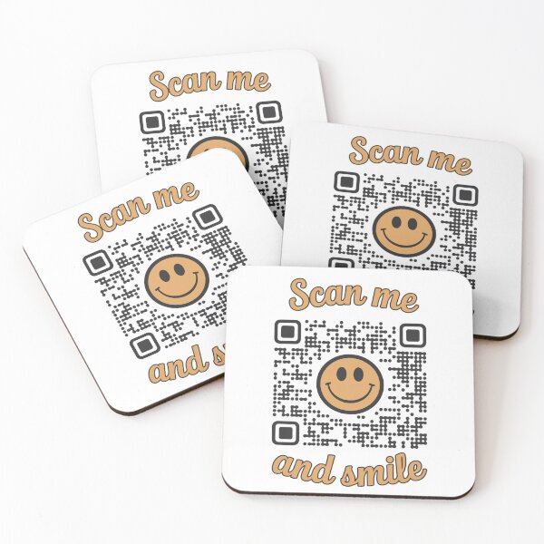 Item preview, QR Scan Me And Smile designed and sold by Piotr Rosiak.