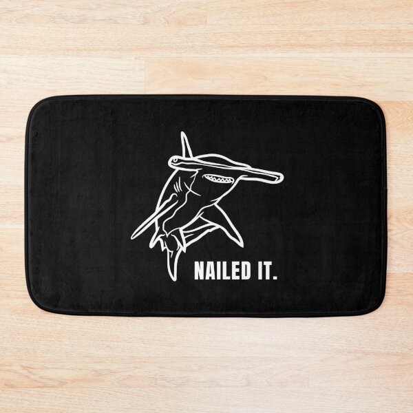 Item preview, Nailed It Hammerhead Shark Pun Humor designed and sold by FarmOfCuties.