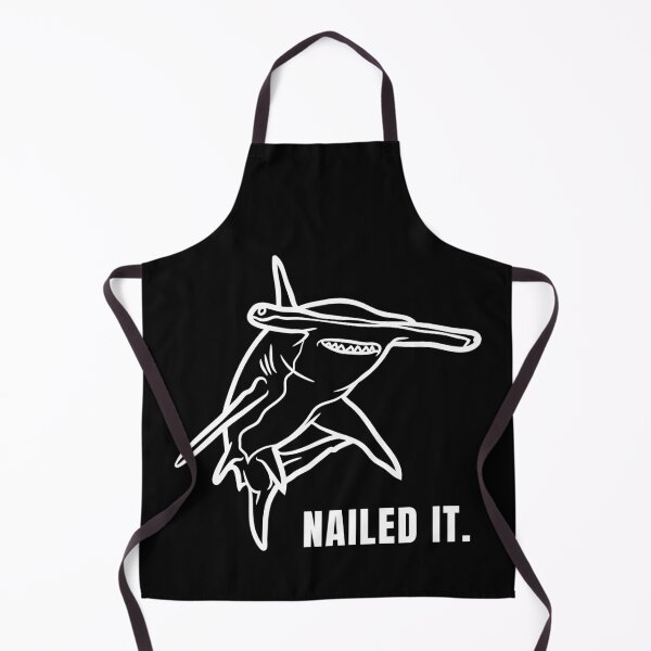 Item preview, Nailed It Hammerhead Shark Pun Humor designed and sold by FarmOfCuties.