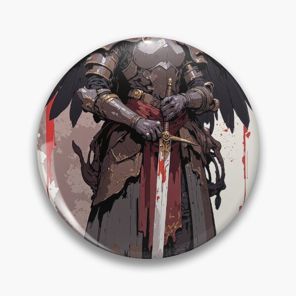 Item preview, Armored warrior with wings focused and ready designed and sold by MadeByHaresShop.