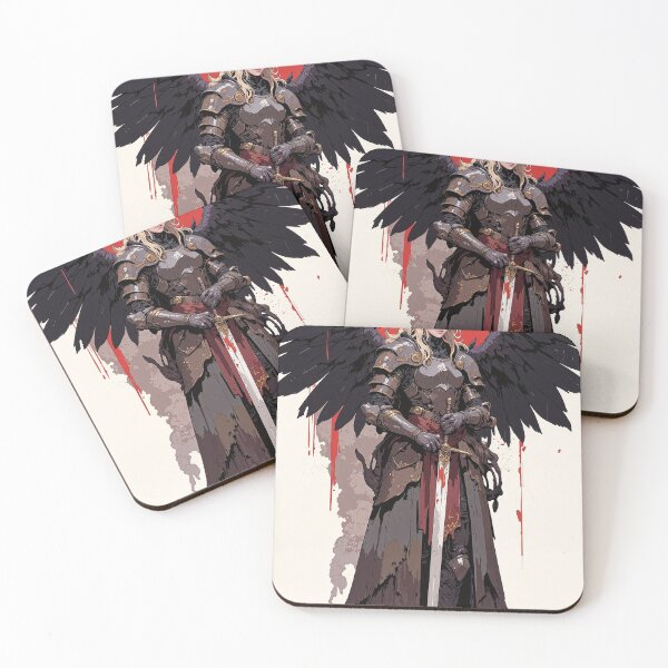 Item preview, Armored warrior with wings focused and ready designed and sold by MadeByHaresShop.