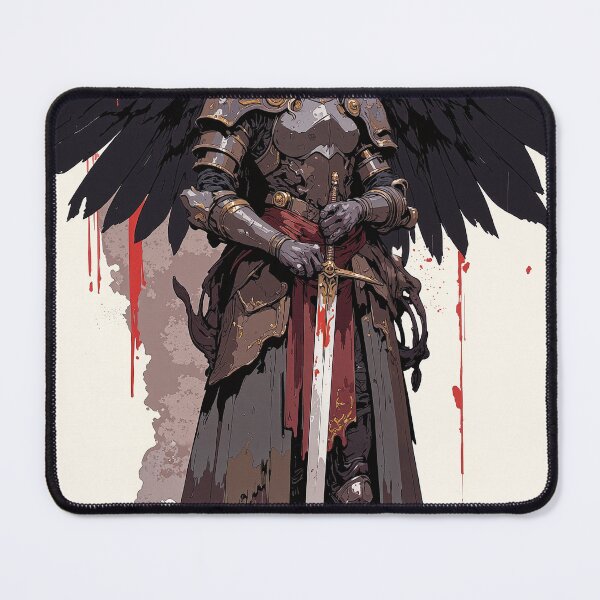 Item preview, Armored warrior with wings focused and ready designed and sold by MadeByHaresShop.