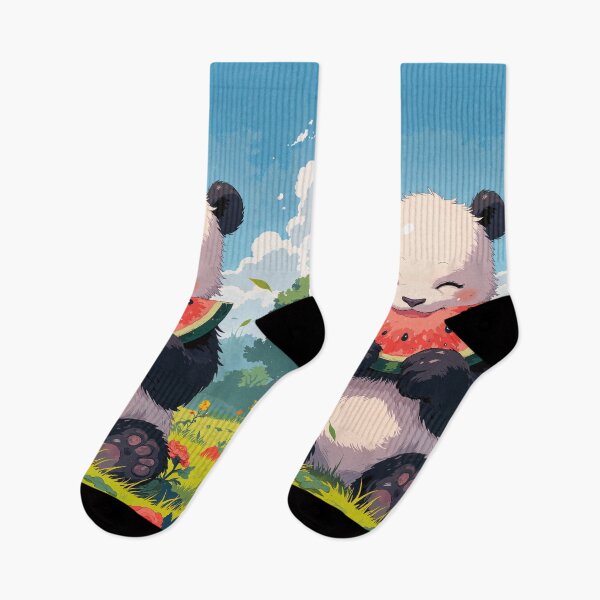 Item preview, Balanced panda amidst nature a peaceful scene of designed and sold by MadeByHaresShop.