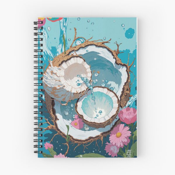 Item preview, Bamboo coconut seashell harmony floating blossoms and underwater designed and sold by MadeByHaresShop.