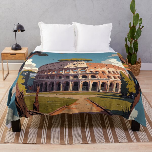 Item preview, Birdseye view over the roman colosseum a timeless designed and sold by MadeByHaresShop.