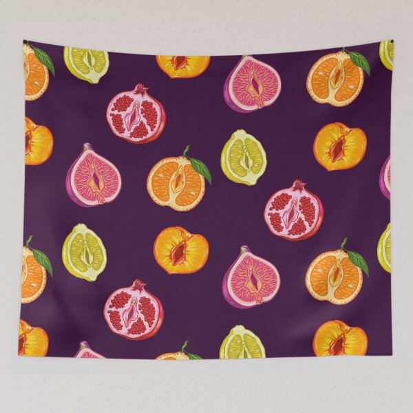 Item preview, Sexy Vulva Fruits designed and sold by nukartDesigns.