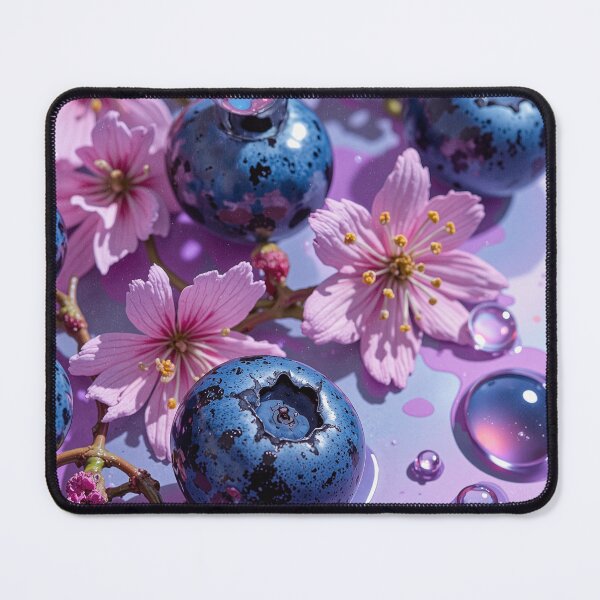 Item preview, Blurred purple serenity a blueberry pink flower harmony designed and sold by MadeByHaresShop.