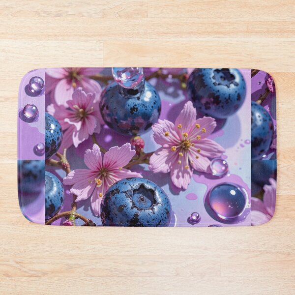Item preview, Blurred purple serenity a blueberry pink flower harmony designed and sold by MadeByHaresShop.