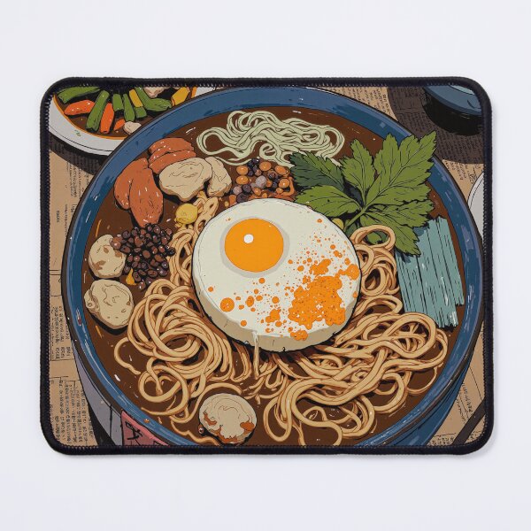 Item preview, Bountiful feast preparation blue bowl mixed dishes designed and sold by MadeByHaresShop.