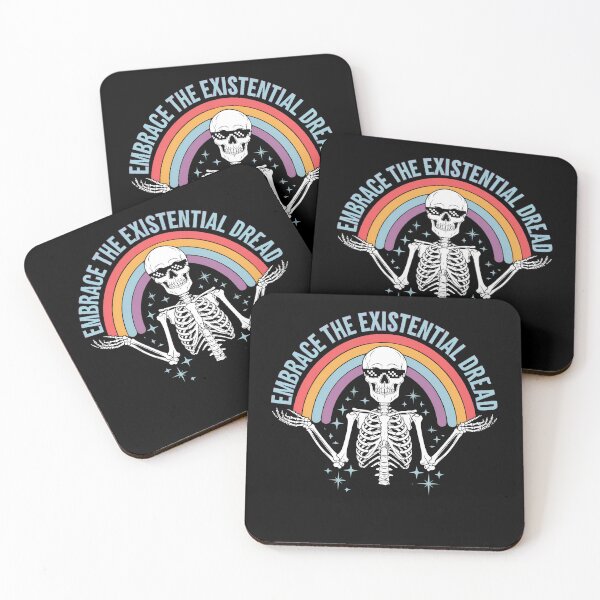 Item preview, Embrace the Existential Dread: Skeleton Zen designed and sold by FocusedPatterns.