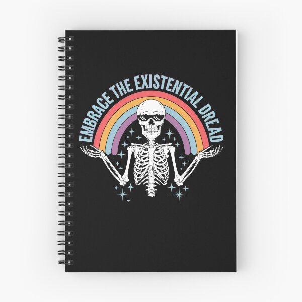 Item preview, Embrace the Existential Dread: Skeleton Zen designed and sold by FocusedPatterns.