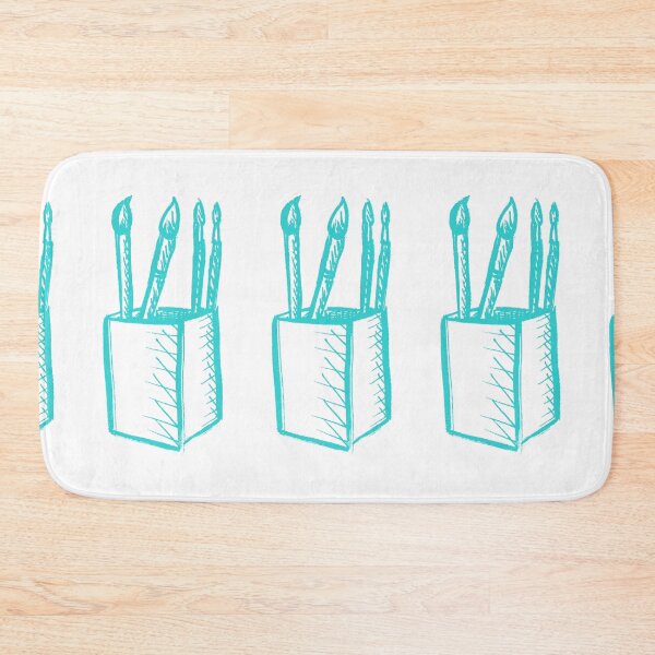 Item preview, Paint Brushes Turquoise designed and sold by MagentaTwilight.