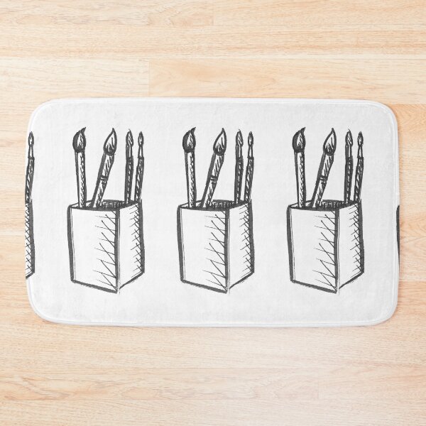 Item preview, Paint Brushes Original Sketch designed and sold by MagentaTwilight.