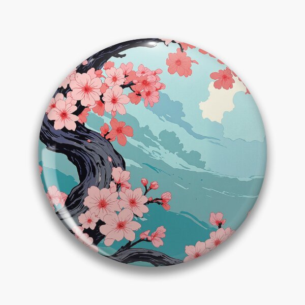 Item preview, Cherry blossoms in serenity an impressionistic dreamscape designed and sold by ShroomForge.