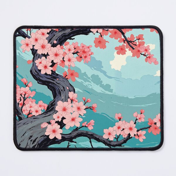 Item preview, Cherry blossoms in serenity an impressionistic dreamscape designed and sold by ShroomForge.