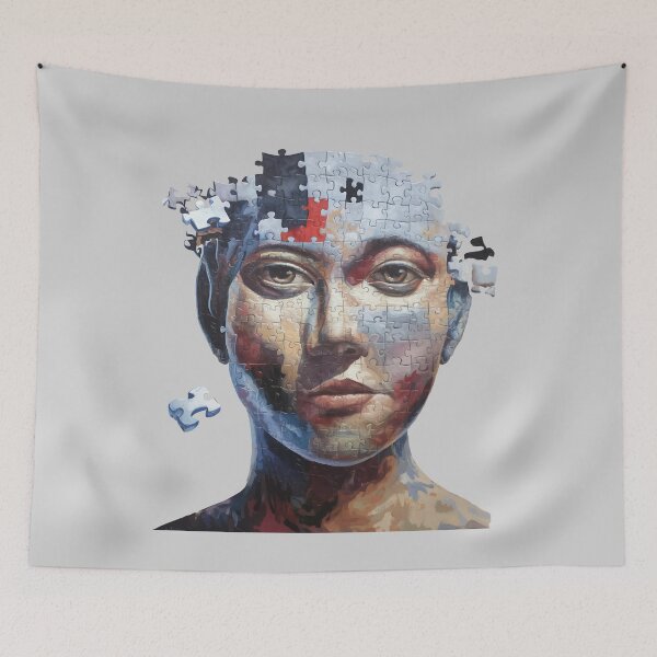 Item preview, Fragmented Harmony: A Puzzle of Self-Reflection designed and sold by TeeGrit.