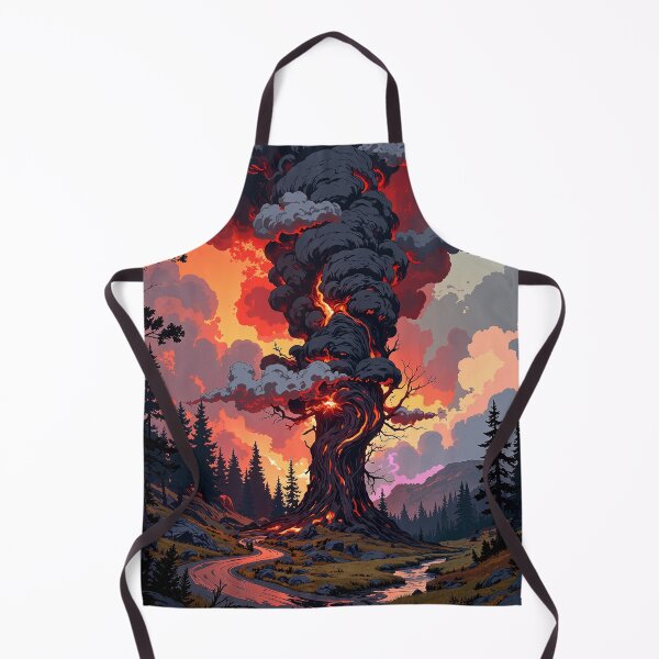 Item preview, Contrast of chaos and calm raging wildfire vs designed and sold by ShroomForge.