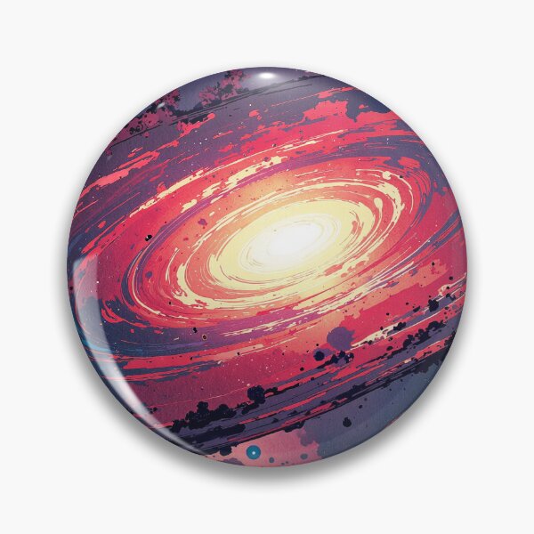Item preview, Cosmic swirl center star redblue galaxy designed and sold by ShroomForge.