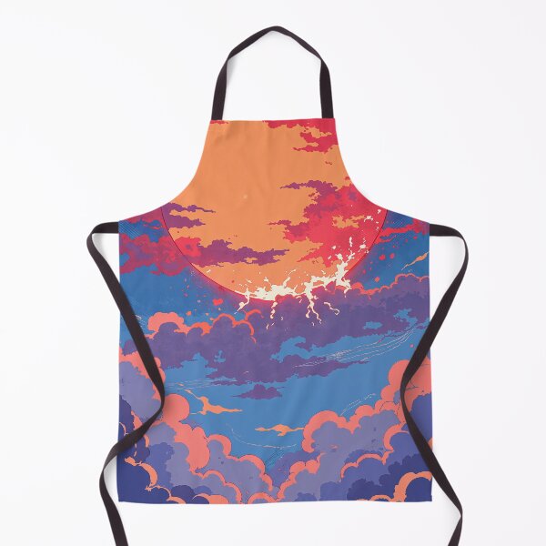 Item preview, Dual sunset over cloudy skies designed and sold by ShroomForge.