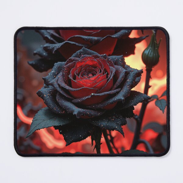 Item preview, Embered serenity a duet of dark roses designed and sold by ShroomForge.