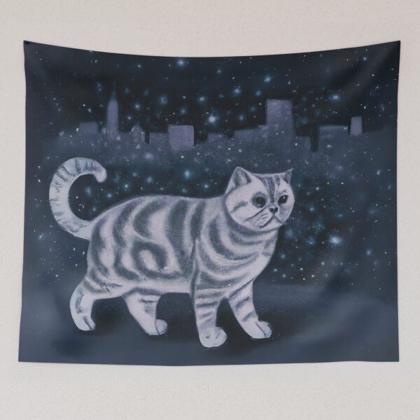 Item preview, A cat in city of night 7 designed and sold by MerryCrown.
