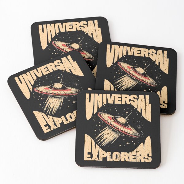 Item preview, UNIVERSAL EXPLORERS alien ufo space lover space exploration space enthusiast sci-fi designed and sold by Jt41.