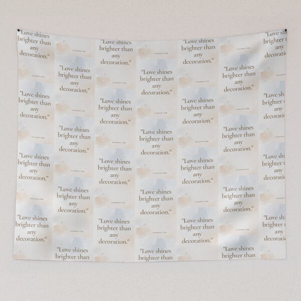 Item preview, "Love shines brighter than any decoration." designed and sold by CUTESTUFFnow.