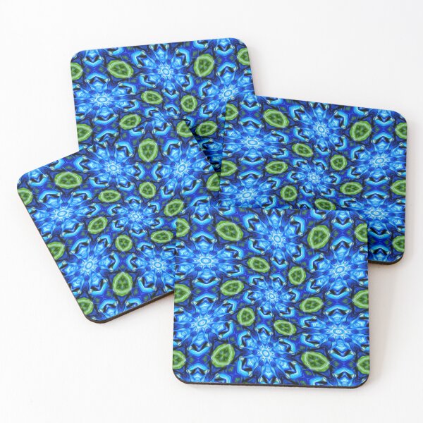 Item preview, Abstract Blue Floral Pattern designed and sold by Patternflower.