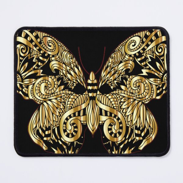Item preview, Elegante diseño de mariposa en dorado y negro designed and sold by Arte82.
