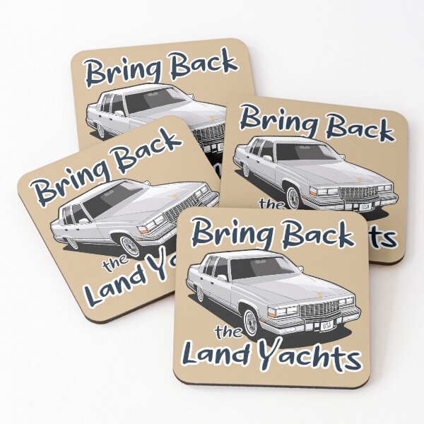 Item preview, White Cadillac (Bring Back the Land Yachts) designed and sold by widmore.