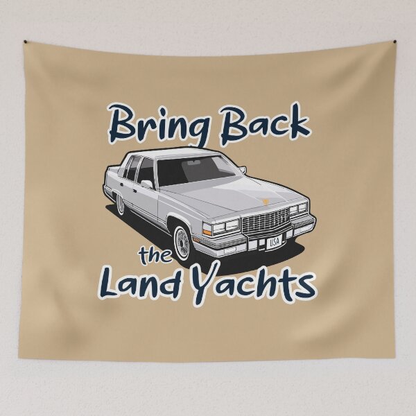 Item preview, White Cadillac (Bring Back the Land Yachts) designed and sold by widmore.