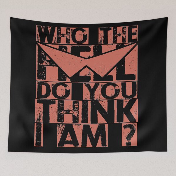 Item preview, Who the Hell do you think I am? designed and sold by HEARTBEATS.