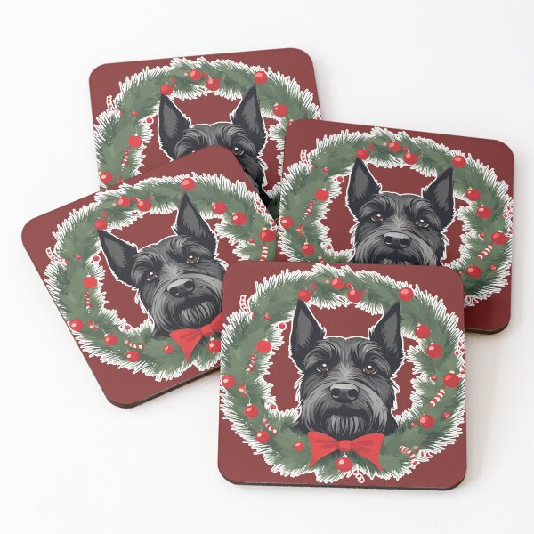 Item preview, Jolly Christmas - Scottish Terrier Nose Edition designed and sold by GoodyPaws.