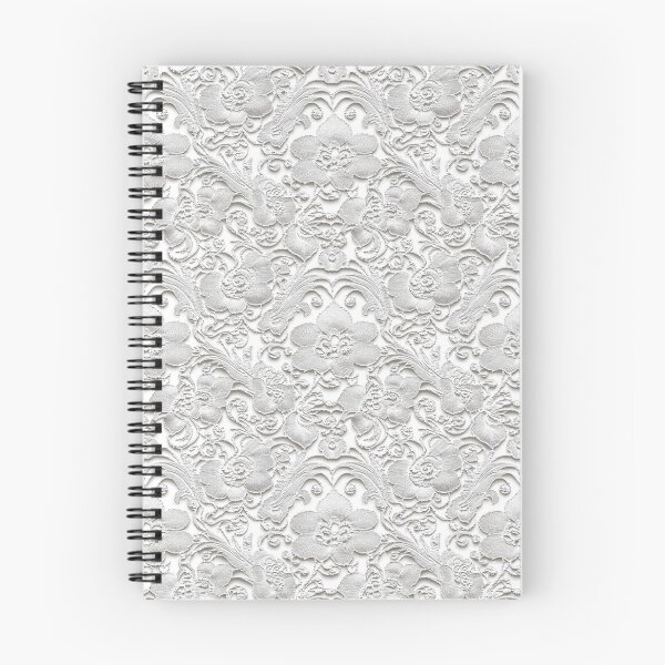 Item preview, Elegant White Floral Embroidery designed and sold by DigitaICraft.