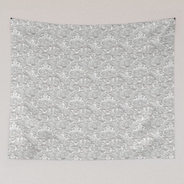 Item preview, Elegant White Floral Embroidery designed and sold by DigitaICraft.