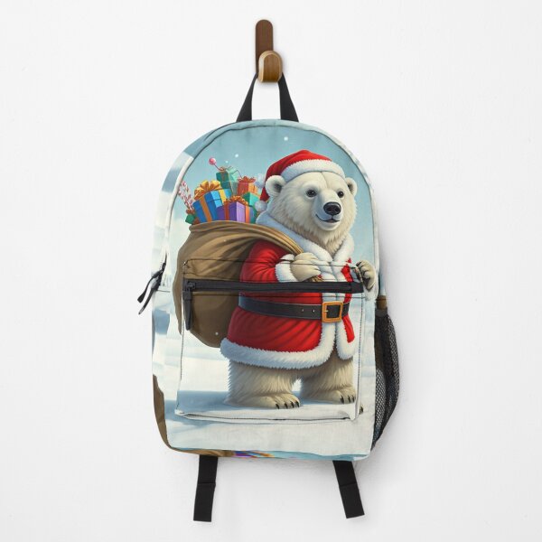Item preview, Cute Polar Bear Santa Claus Christmas designed and sold by My-Honey-Money.